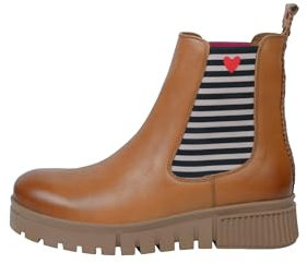 CRICKIT® Chelsea Boot Damen NAELLE | Chelsea Boot Stiefelette für Damen aus 100% Leder | Herz