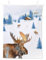 Ihr - T 1054340 - Geschirrtuch, Weihnachten, Elch, Baumwolle, Bedruckt, 50cm x 70cm