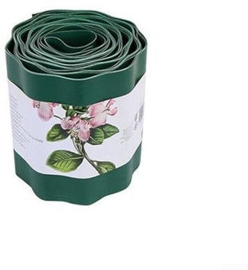Besttoolifes 9 Meter x 10 cm 15 cm 20 cm hoch grün flexibler Kunststoff Garten Gras Rasen Weg Rand zum Trennen von Rasen und Blumenbeeten (15 cm x 9 m)