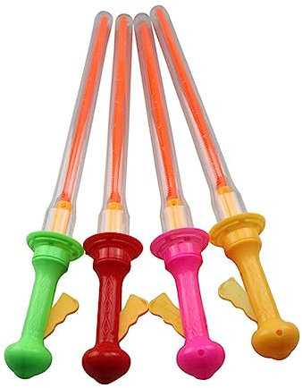 HEMOTON Lot de 4 baguettes à bulles pour fête
