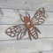 Epsom Metal Honey Bee Silhouette Wall Art – Rustic & Black Variants | 24 x 38 CM | Indoor & Outdoor Hanging Bee Décor for Home, Garden, Patio, Fence, or Backyard (Rusted Metal Finish)