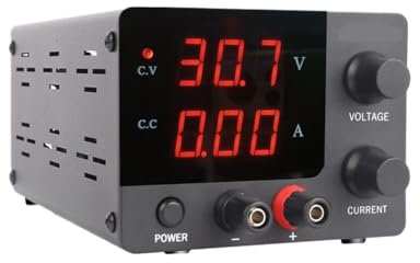 GBYUHAIJUN Voltage Stabilizer,Electronic Voltage Regulator Digital Bench Regulated Switching DC Power Supply 30V 10A 5A USB Adjustable Laboratory Power Source Regulator(SPS-E305,110V)