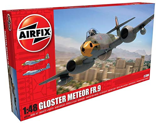 Airfix A09188 Gloster Meteor FR9 Classic Kit, Multicolor, 1:48 Scale