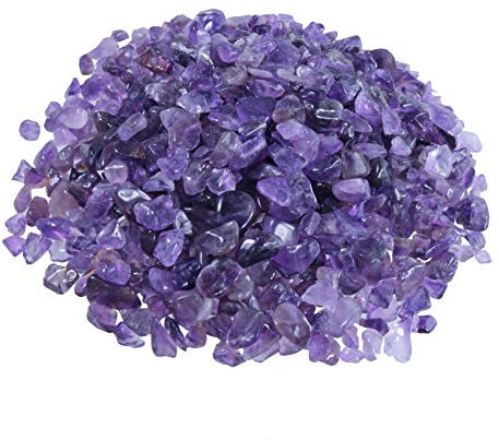 Amethyst Mini Trommelsteine | Edelstein Chips 100 Gramm | 2-15 mm Durchmesser | Lebensquelle Plus