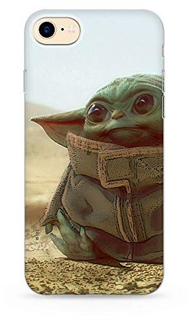 ERT GROUP Original und Offiziell Lizenziertes Star Wars Baby Yoda Handyhülle für iPhone 7, iPhone 8, iPhone SE2, Case, Hülle, Cover aus Kunststoff TPU-Silikon, schützt vor Stößen und Kratzern