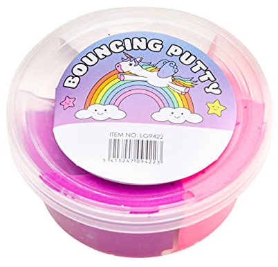 LG-Imports Springender Knetmasseteig Einhorn 8,5 x 4 cm