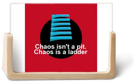 Chaos Pit Ladder Art Deco Fashion Photo Wooden Photo Frame Tabletop Display