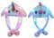 XineYuor Mütze mit Beweglichen Ohren Led,2PCS Mütze mit Ohren Beweglich,Einhornmütze,Leuchtende Niedlich Lustig Plüsch Hut Mütze Tier Cosplay Geburtstag Party Geschenk für Erwachsene Kinder