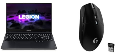Lenovo Legion 5 Gen 6 - Ordenador Portátil Gaming 15.6 WQHD 165Hz & Logitech G305 Lightspeed Ratón Gaming Inalámbrico, Captor Hero 12K, 12,000 dpi