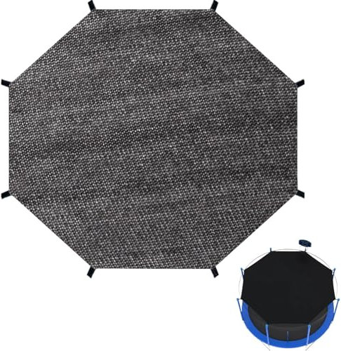 Sonnenschutz Trampolin Zelt Abdeckung, Ø 183 244 305 366 427 cm Trampolin Sonnenschutznetz, Trampolin Sonnenschutz Sonnensegel, Trampolin Überdachung Abdeckung, UV-resistent Trampolin zubehör