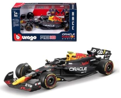 Bburago F1 Formula 1 RED BULL RACING RB20 (2024) - VERSTAPPEN - 1:43 Scale - Incredibly Detailed Die-Cast Replica Collectible Race Car Model, Multiple Colours