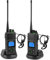 SAMCOM 2 Way Radio Long Range, 20 Channel Walkie Talkie Up to 5 Miles, Rechargable Hand-held Radio for Outdoor Hiking Hunting Travel,License-Free (Pack of 2