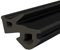DQ-PP S-1126 VEKA guarnizione per finestre, colore nero, 50 m, in gomma, per finestre in PVC, per profili in alluminio, per porte