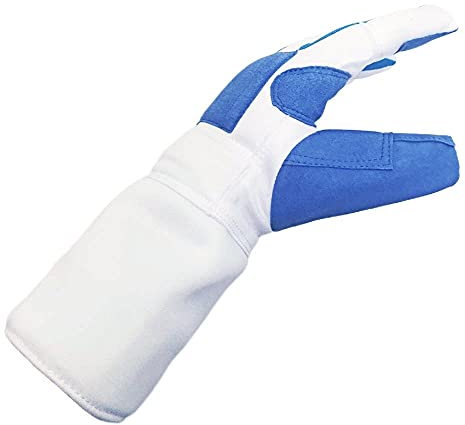 Sport Kinder Erwachsene Anti-Rutsch-Zaun-Handschuh Schutzausrüstung für Folie, Sabre Epee Trainingsgeräte 1 Stück (Linkshänder, XS)