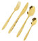 Sabichi Gold Cutlery Set - 16 Piece 18/0 Stainless Steel Knives and Forks Set - Easy to Clean Gold Cutlery Sets - Tableware Sets with Knives, Forks, Tablespoons, Teaspoons