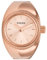 Fossil Bague de montre pour femme avec affichage analogique à deux aiguilles et bracelet d'extension en acier inoxydable, rose gold, One Size, Montre Ring - ES5247