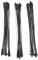 Lot de 36 lames de scie à chantourner 127 mm en acier au avec broche 15/18/24 dents Lames de scie à coupe fine standard
