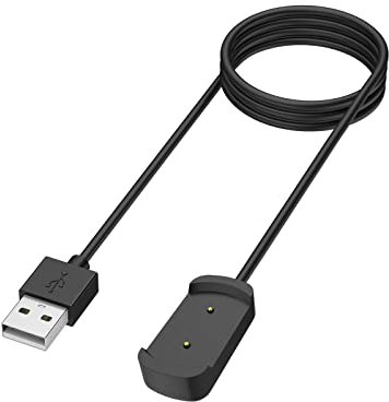 Oumida Ladegerät kompatibel mit Amazfit T-Rex/Amazfit GTS/Amazfit GTR 42 mm/Amazfit GTR 47 mm – USB-Ladekabelsockel 100 cm – Zubehör für Smartwatch (1 Pack)