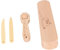 Ensemble de Claquettes de Tailleur en Bois pour Couture, Matelassage, Absorption de Vapeur, Prise Confortable, Bois de Hêtre Durable et Bambou, Idéal pour les Tailleurs et les