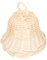 Luxshiny Rattan-Weihnachtsglocken Weihnachtsbaum-Hängeglocken Weihnachtsglocken-Ornament Rattan-Weihnachtsanhänger Für Zuhause