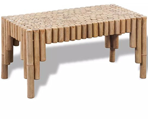 ARKEM Table Basse Bambou,Table Basse,Table Basse Salon,Tables Basses de Salon,Table de Basse Moderne,Table Basse,Table Basse Salon,Tables Basses de Salon,