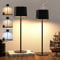 2 Stück LED Tischlampe Kabellos Akku Tischleuchte Touch Stufenlos Dimmbar Tischlampe Tragbare Touch Lampe mit USB-C Aufladbar 5600mAh Wiederaufladbar Batterien Nachttischlampe, Innen/Außen Tischlampe
