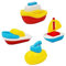 ifundom 4 Stück Cartoon- kinderplanschbecken plantschbecken Kind badespielzeug Pool Bad Boat Toys for Badespielzeug für Babys Cartoon-Badespielzeug Plastik