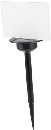 Toyvian Lámparas Solares Para Césped Patio Impresión Térmica Acrílico Duradero