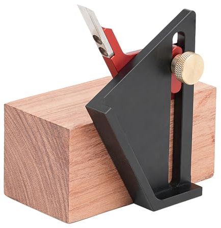 ETUCYNG Oberfräsen-Tiefenmesser | Höhenmessgerät,Anodisierte Höheneinstellführung 0-58 mm Mit Zentrier-Markierung Für Bohrmaschinen & Tischkreissägen Zubehör