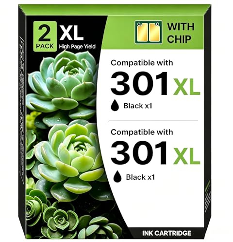 301 Druckerpatrone Schwarz XL Kompatibel für HP Envy 4500 5530 5534 4504