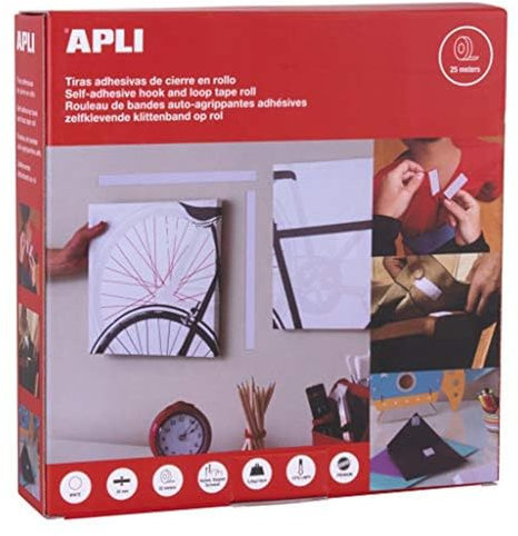 Apli Paper Ref. 14903 Tira Adhesiva de Cierre de 25 metros