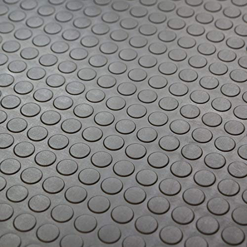 1m² Noppenmatte Premium 1,20m x 0,83m, Stärke: 3mm, Dunkelgrau