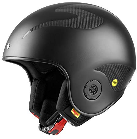 Sweet Protection Unisex – Erwachsene Volata WC Carbon MIPS Helmet Ski/Snowboard, Dirt Black, SM