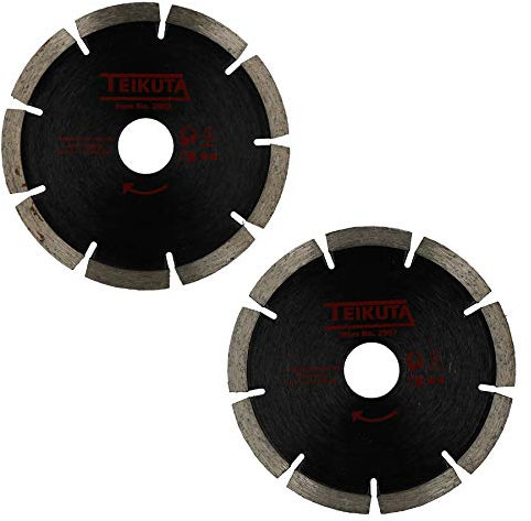 2 PC 115mm Diamond Mortar Raking Disc Set 5.25 & 8mm Cutting Thickness