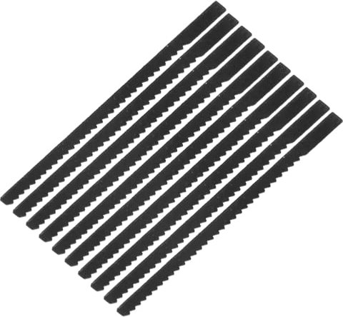 10pcs Mini Jigsaw Machines Accessory Soft Material Jigsaw Blade for Metal Thin Sheet Steel Aluminum Cutting Jig Saw Blades