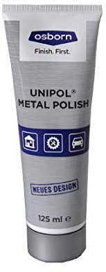 Polierpaste Unipol Metal Polish 125 ml Silber, Stahl, Messing, Kupfer, Zinn, Chrom