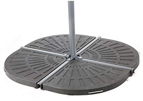 Harrier Cantilever Parasol Base Weights – Set of 2 or 4PCS [12.5kg] Heavy Duty Bases for Banana Hanging Parasol | Pre-Filled & Ready to Use (4x 12.5kg Base Weights)
