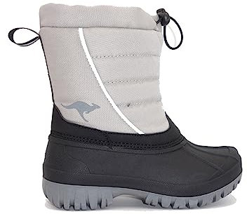 KangaROOS Unisex Kinder K-ben Schneestiefel, Vapor Grey, 36 EU