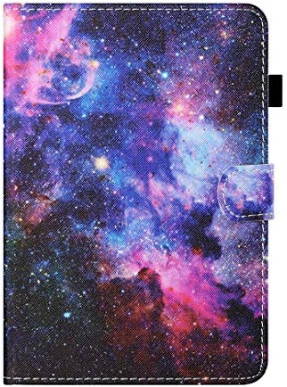SATURCASE Funda de piel sintética con cierre magnético para Amazon Fire 7 2015 2017 y 2019 (5ª 7ª y 9ª generación) (MF-8)