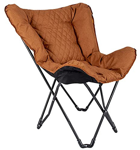 Bo-Camp Schmetterling Stuhl Himrod Camping Garten Lounge Stuhl Sessel Klappstuhl Clay