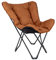 Bo-Camp Schmetterling Stuhl Himrod Camping Garten Lounge Stuhl Sessel Klappstuhl Clay