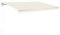 vidaXL Tenda da Sole Retrattile Automatica 400x350 cm Crema