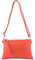 modamoda de T186 Damen Leder Clutch Umhängetasche Abendtasche handmade in Italy, Farbe:Koralle