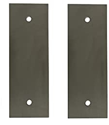Verbindungsplatten, Distanzplatte für Quadratrohrschelle u. Rechteckrohrschelle 2 Stück (Edelstahl V2A, Verbindungsplatte für Schelle 30x30mm)