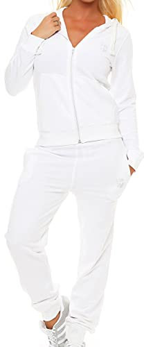 Gennadi Hoppe Survêtement de sport pour femme, Blanc (blanc)., XXXL