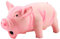 lyrlody Quietschendes Schwein-Spielzeug aus Latex, Zahnreinigung, Interaktives Quietschendes Spielzeug, Niedliches Interaktives Schwein, Hundespielzeug, Kau-Quietsch-Spielzeug, 16 × 8 × 8 cm(Rosa)