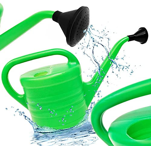 BAUSTER® Arrosoir de Jardin en Plastique 2,5 L - Idéal pour la Maison, l'Arrosage des Fleurs avec Douchette - Intérieur et Extérieur, Jardin, Serre