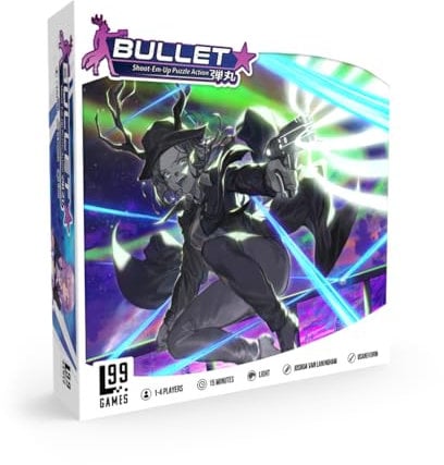 Level 99 Games Bullet Star Brettspiel, schnelllebiges Shoot Em Up Puzzle-Actionspiel, ab 12 Jahren, 1-4 Spieler, durchschnittliche Spielzeit 15 Minuten, hergestellt, Mehrfarbig (L99-BLT03)