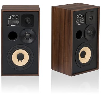 Elipson Enceinte compacte Heritage XLS 11 - Noyer - 3 Voies - HiFi - 130 W - La Paire
