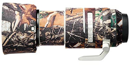 easyCover - Lens Oak - Protecteur d'objectif - Protection pour l'objectif de Votre Appareil Photo – pour Canon RF 70-200 mm F2.8L est USM - Forest Camouflage